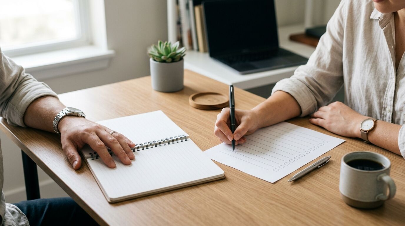 A sales manager comparing SellifyGPT vs GoHighLevel on a laptop beside a call queue on a second screen